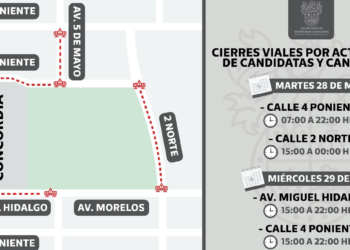 Se implementarán cierres viales durante 28 y 29 de mayo en San Pedro Cholula