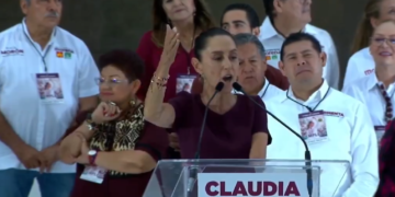 “No les voy a defraudar” promete Sheinbaum durante cierre de campaña en CDMX