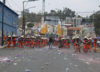 OOSL recolecta 11.6 toneladas de basura tras el Desfile por la Batalla del 5 de Mayo