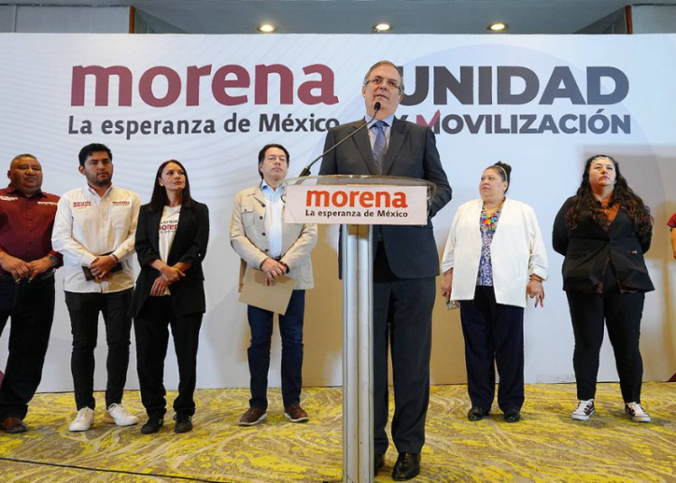 Morena es la voz de los migrantes: Marcelo Ebrard