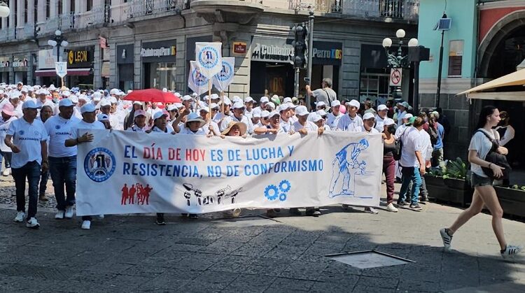 Trabajadores de sindicatos independientes demandan mejores condiciones salariales