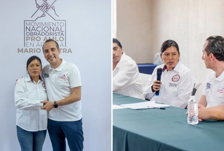 Movimiento Nacional Obradorista en Puebla declina a favor de Riestra