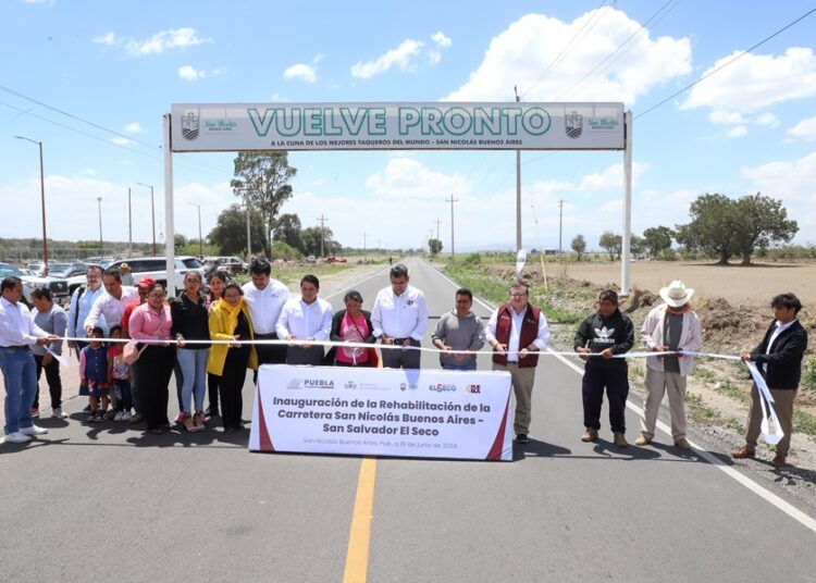 Céspedes inaugura rehabilitación de carretera en San Nicolás Buenos Aires