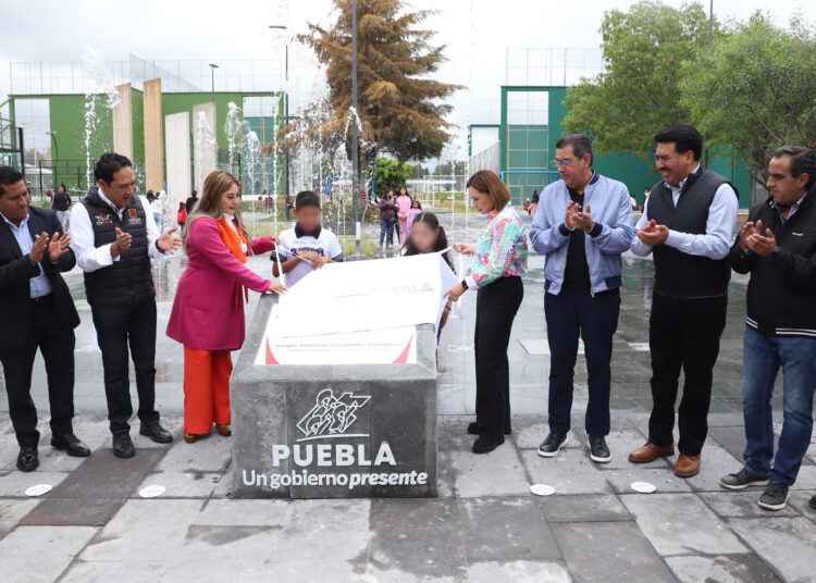 Inaugura Sergio Salomón el Parque de la Familia de Tepeaca