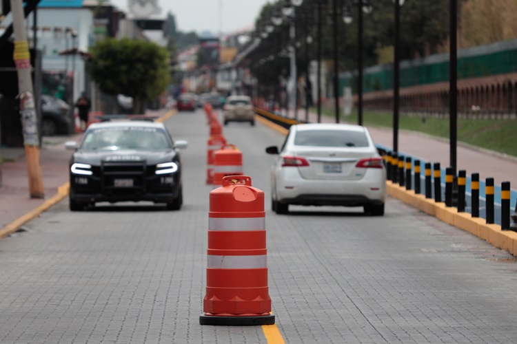 Pausa San Andrés Cholula el doble sentido en la 14 oriente