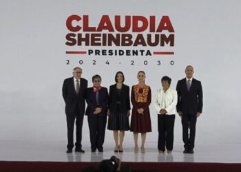 Sheinbaum presenta a otros 5 miembros de su gabinete