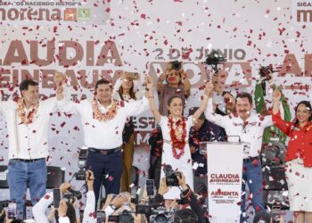 Armenta y alianza aportan más de 2.2 millones a Sheinbaum