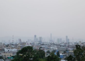 Se registra calidad del aire moderada