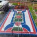 Sergio Salomón inaugura construcción del multideportivo de la unidad habitacional Homex