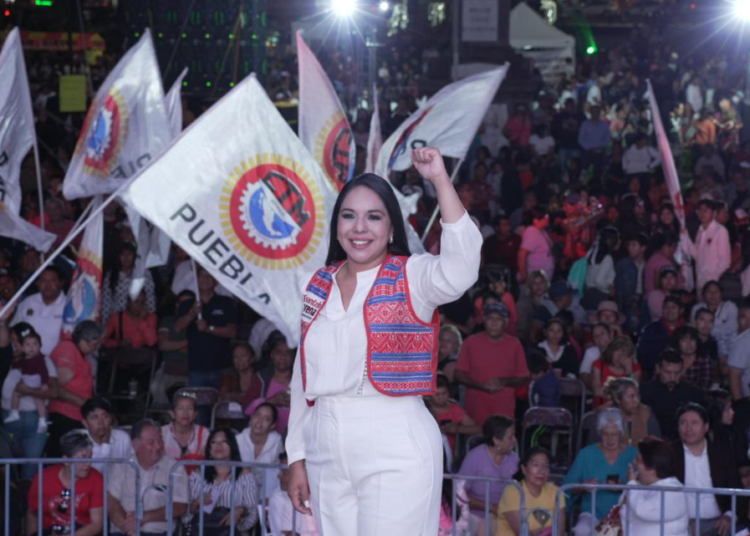 Tonantzin Fernández encabeza Fiesta por la Democracia en San Pedro Cholula