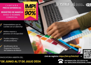 Gobierno de Puebla e IMPI reactivan campaña de registro de marca con descuento