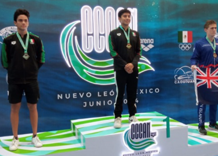 VIDEO: Santiago Custodio gana Oro en los mil 500 m estilo libre 15-17 años del CCCAN 2024