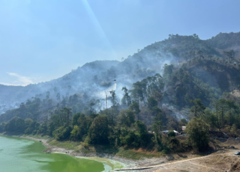 Controlado en un 90% incendio forestal en municipio de Juan Galindo