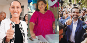 Candidatas presidenciales emiten su voto
