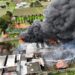Se registra incendio de gran magnitud en de San Gregorio Atzompa