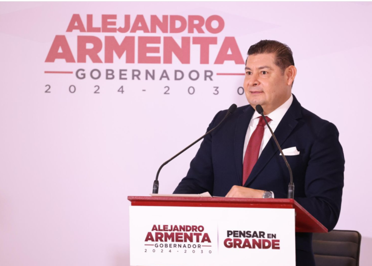 Presentará Armenta terna para elegir a secretario de Seguridad