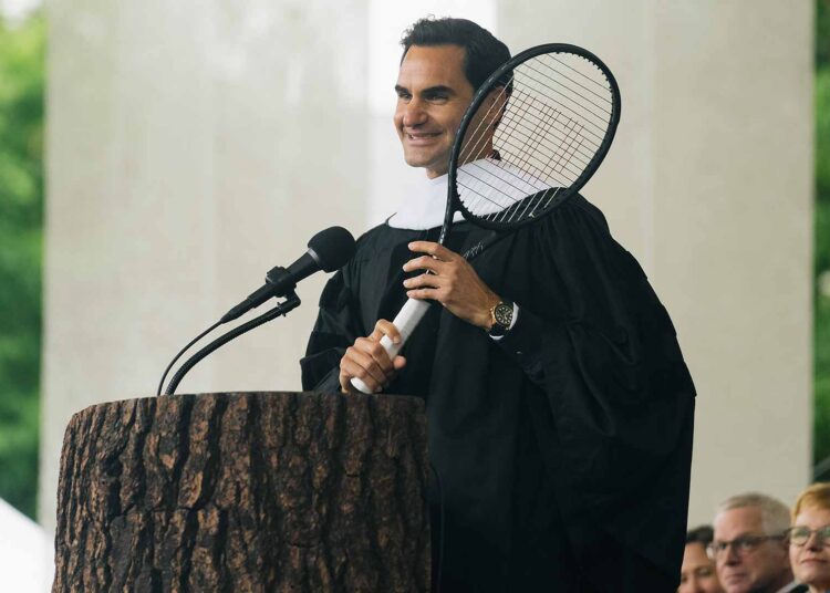 Lecciones del gran tenista Federer