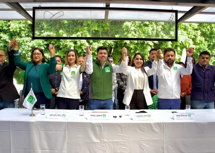 PVEM respalda triunfo de Tonantzin Fernández en San Pedro Cholula