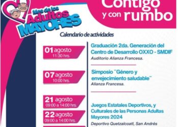 SMDIF alista actividades para conmemorar el mes del adulto mayor