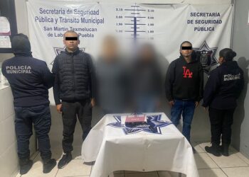 Capturan a 4 personas por portación ilegal de arma de fuego en Texmelucan