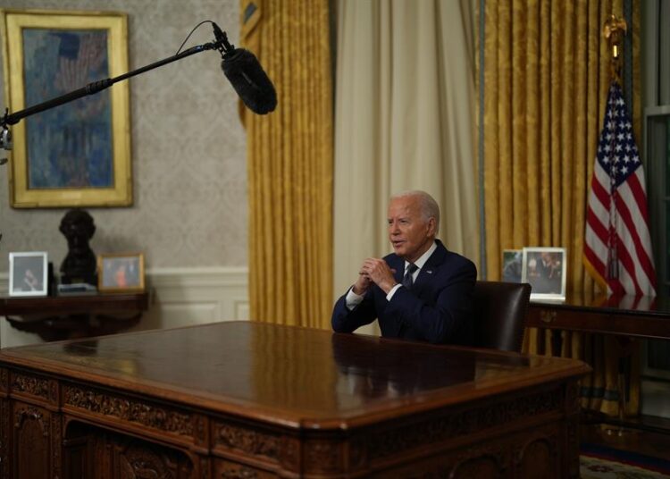 Biden rebate el discurso de Trump «atrapado en casa» y con «ganas de volver a la campaña»
