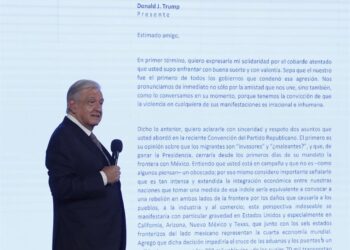 AMLO da a conocer carta que envió a Trump