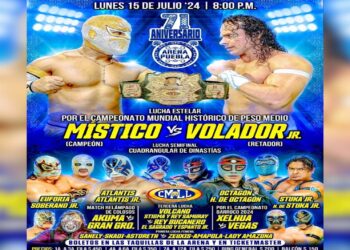 Arena Puebla festejará 71 años con cartelera de lujo