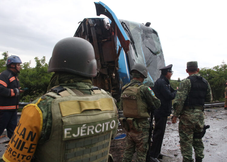 Siete personas hospitalizadas por accidente en la Puebla-Atlixco