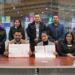Conalep firma convenio con Cáritas