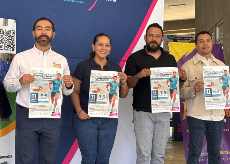 Presentan carrera con causa ‘Corre por Puebla’
