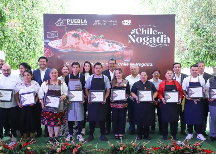 Próspera temporada del Chile en Nogada