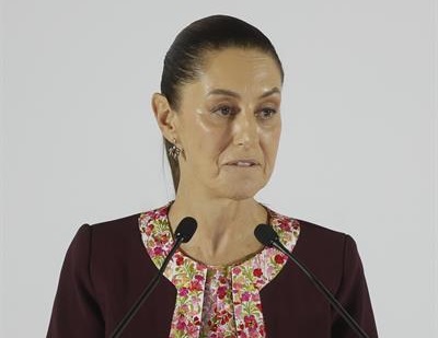 Sheinbaum promete apoyos para concluir la presa Milpillas en Zacatecas, centro de México