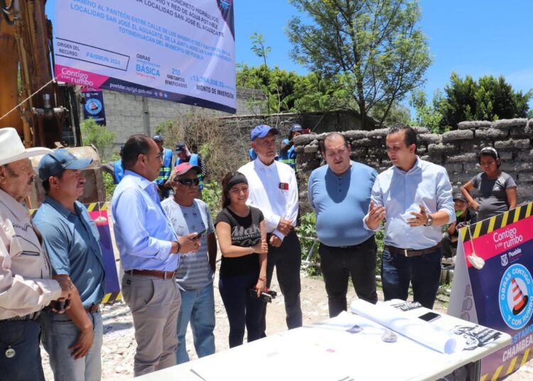 Inicia ayuntamiento de Puebla más obras en San José el Aguacate