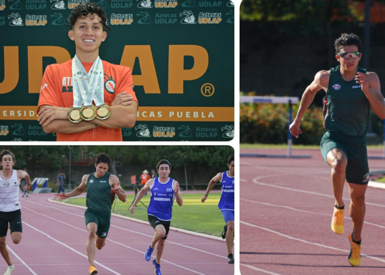 Aztecas UDLAP cierran temporada con medallas en Campeonato de Atletismo de Primera Fuerza