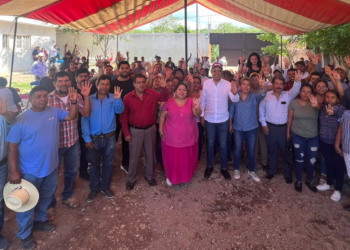 Lalo Castillo realiza asamblea por la Reforma Judicial en Cuayuca de Andrade