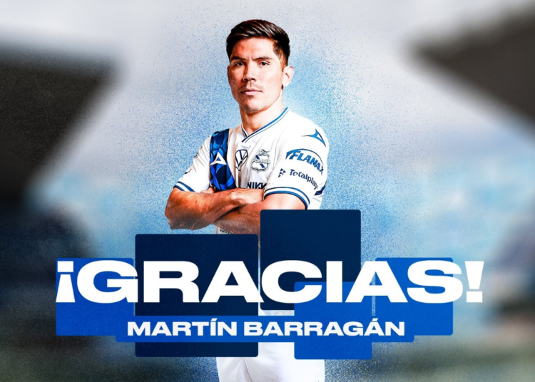 Club Puebla se despide de Martín Barragán