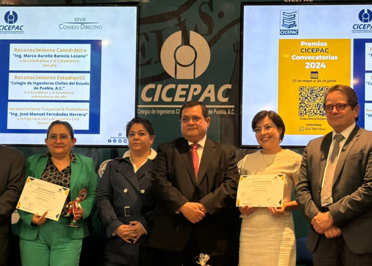 Anáhuac Puebla celebra el reconocimiento a mejor aluna de Ingeniería Civil por CICEPAC