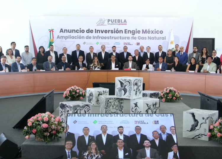 Gobierno de Puebla y Engie anuncian inversión por mil millones para infraestructura en gas