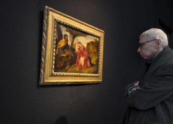 Subastan una obra de Tiziano descubierta en parada de autobús en Londres