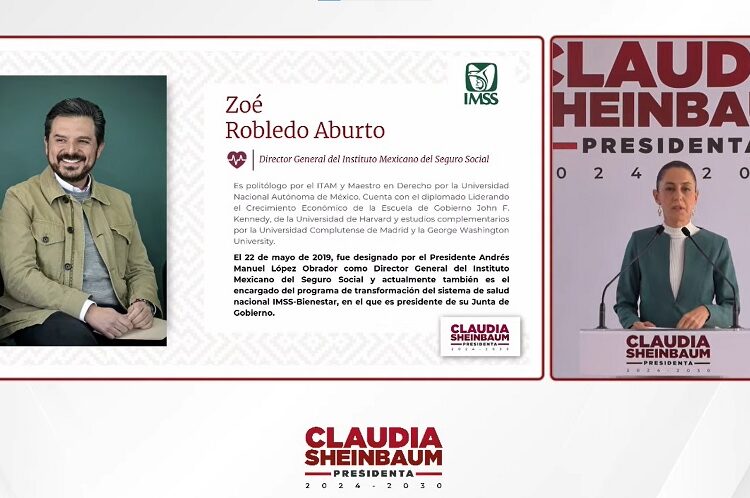 Zoé Robledo continuará al frente del IMSS en Gobierno de Sheinbaum