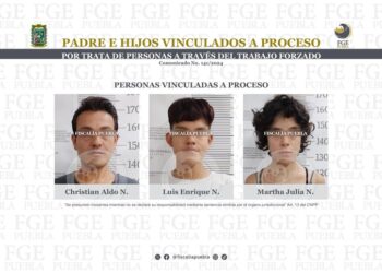 Vinculan a proceso a padre e hijos por trata de personas y trabajo forzado
