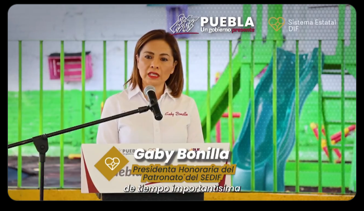 Entrega Gaby Bonilla rehabilitación de desayunador escolar en San Baltazar