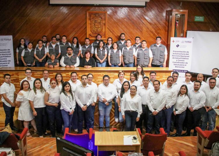 Presenta Puebla estructura del Servicio Nacional de Salud Pública
