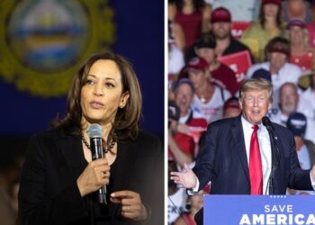 Harris aventaja Trump en los estados clave de EE.UU.
