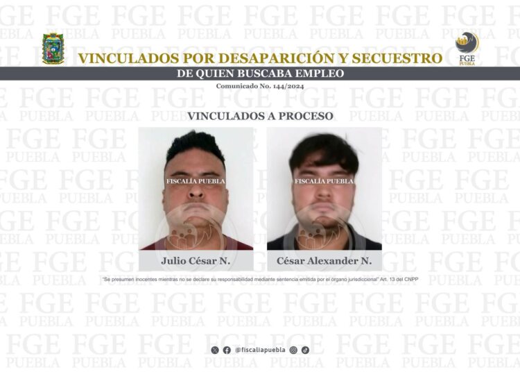 Para de veladores vinculados por desaparición y secuestro de quien buscaba empleo