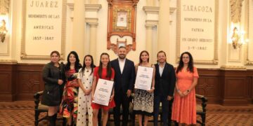 Ayuntamiento de Puebla reconoce a jóvenes deportistas poblanas distinguidas
