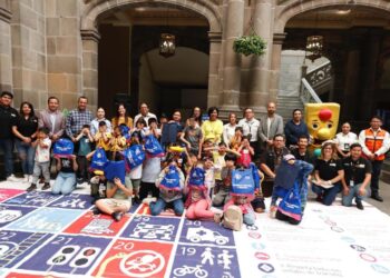 Ayuntamiento de Puebla ofreció capacitación en seguridad vial a infantes