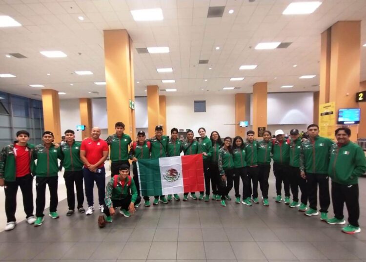 La selección mexicana de Atletismo Sub20 llega a Perú
