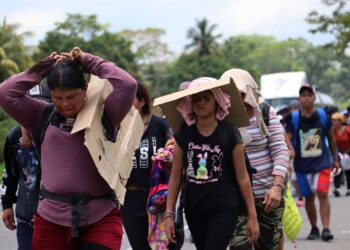 Migrantes piden atención a Sheinbaum en frontera sur
