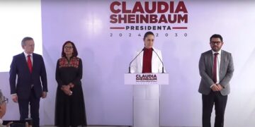 Sheinbaum presenta a 3 integrantes del Gabinete Ampliado